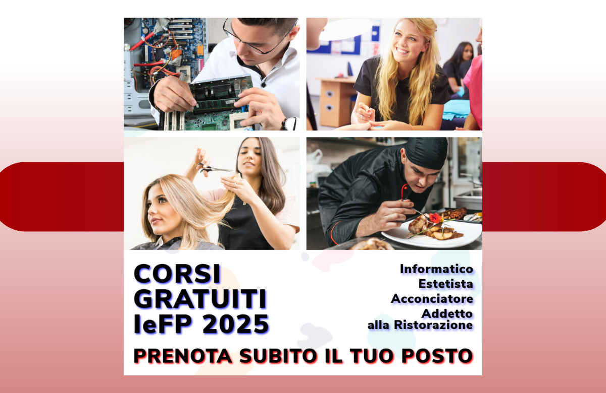 A breve le iscrizioni per i corsi gratuiti IeFP 2025: opportunità per giovani tra i 14 e i 17 anni in Sardegna